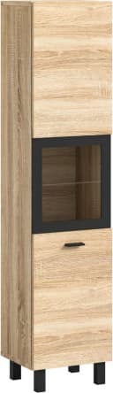 Welltime Hochschrank Tampa 125cm Eiche Sonoma Nachbildung Bild 3