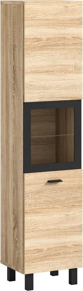 Welltime Hochschrank Tampa 125cm Eiche Sonoma Nachbildung - Bild 3
