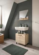 Badmöbel-Set WELLTIME Tampa 57cm Eiche Sonoma Nachbildung Bild 2