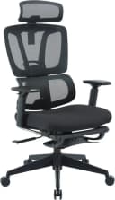 OTTO HOME Bürostuhl ZELLINA Schwarz mit Lordosenstütze und Mesh-Sitz Bild 1