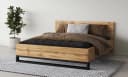 HOME AFFAIRE Bettgestell Bronne Industrial Design Braun/Schwarz Bild 2