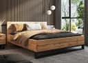 HOME AFFAIRE Bettgestell Bronne Industrial Design Braun/Schwarz Bild 3