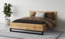 HOME AFFAIRE Bettgestell Bronne Industrial Design Braun/Schwarz Bild 2
