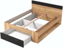 Home Affaire Bettgestell Faweza 160/180 cm Stauraumbett mit Schublade Bild 4