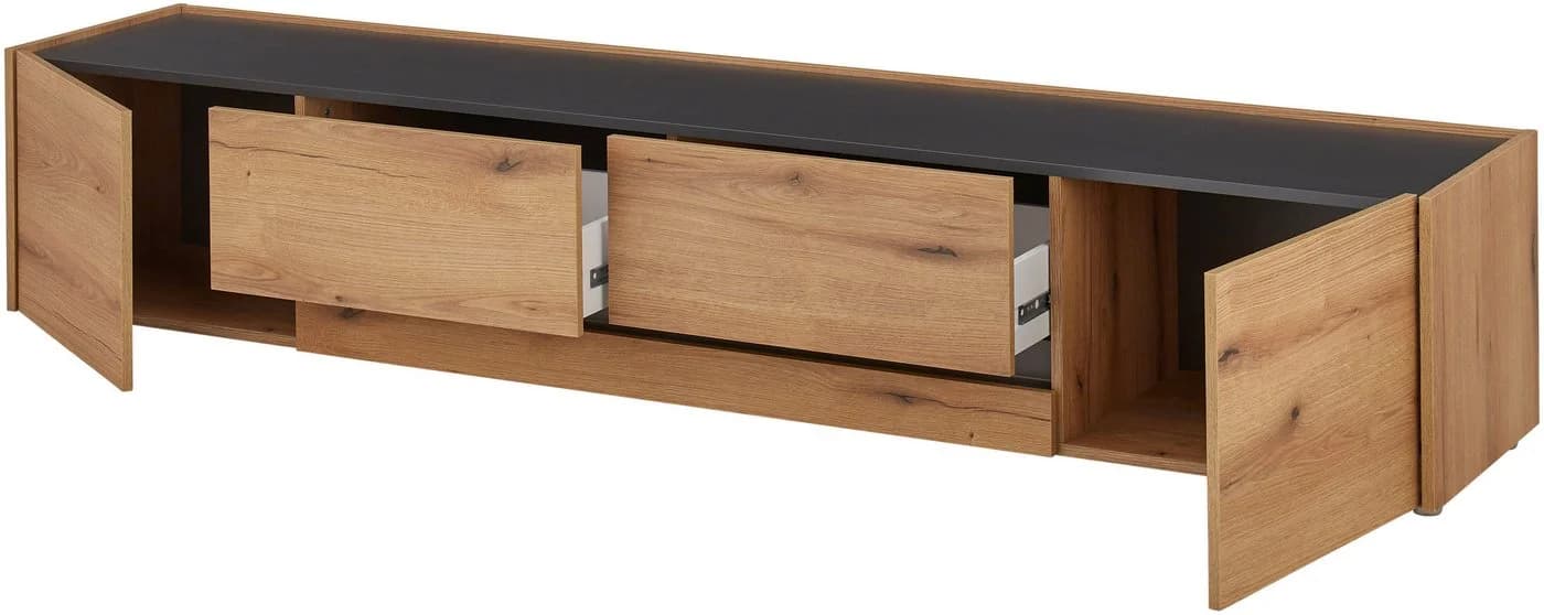 Home affaire Lowboard City/Giron Moderner TV-Schrank Braun Holzoptik - Bild 4