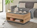 HOME AFFAIRE Couchtisch City/Giron Eiche Evoke Schwarz mit Schubkasten Bild 4