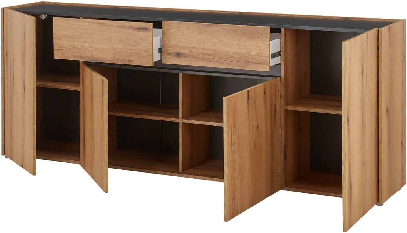 HOME AFFAIRE Sideboard City/Giron Modern Beige Eiche Evoke - Bild 4
