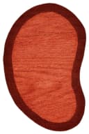 THEKO Wollteppich Gabbeh Super Handgewebt Rot 100x150cm Bild 1