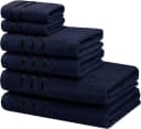 Bruno Banani Handtuch Set Clement 6-tlg. Marineblau 100% Baumwolle Bild 2