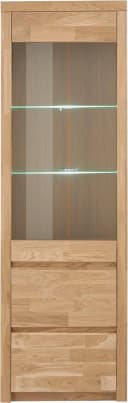 OTTO HOME Vitrine Silkeborg75 Eiche teilmassiv geölt mit Glaseinsatz Bild 2