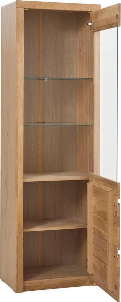 OTTO HOME Vitrine Silkeborg75 Eiche teilmassiv geölt mit Glaseinsatz - Bild 3