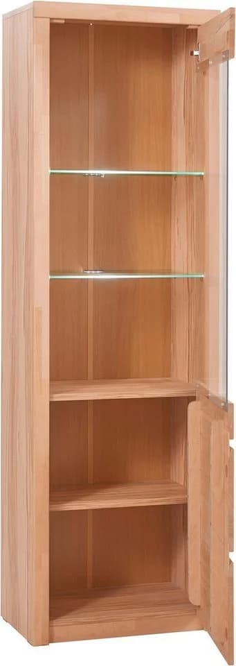 Vitrine OTTO HOME Silkeborg75 Kernbuche Teilmassiv mit Glaseinsatz - Bild 3