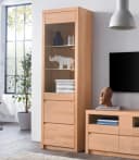 Vitrine OTTO HOME Silkeborg75 Kernbuche Teilmassiv mit Glaseinsatz Bild 5
