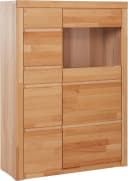 OTTO HOME Vitrine Silkeborg Beige Kernbuche Massivholz Front Bild 1