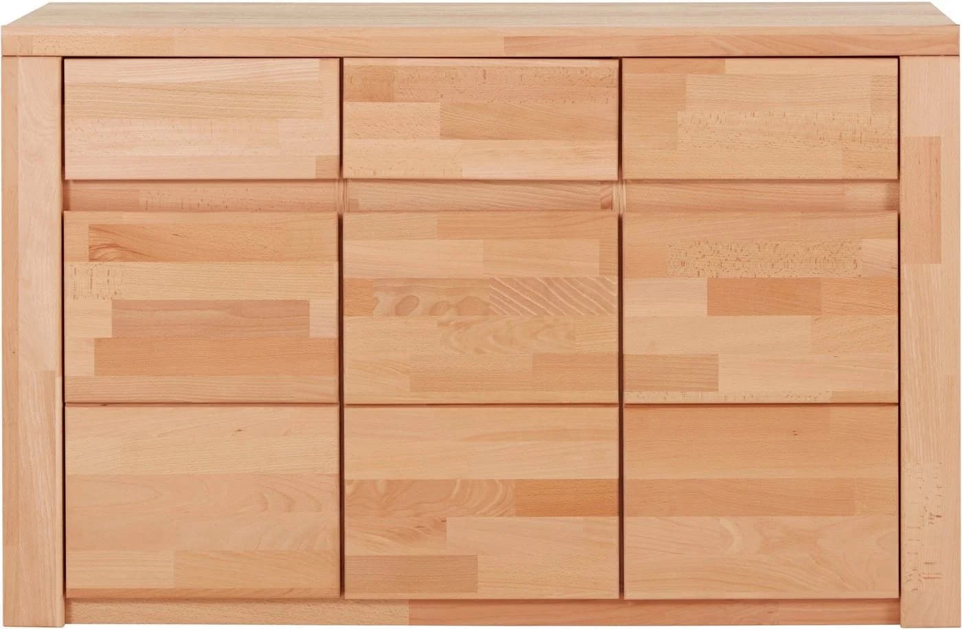 OTTO HOME Sideboard Burano Kernbuche Massivholz Fronten
