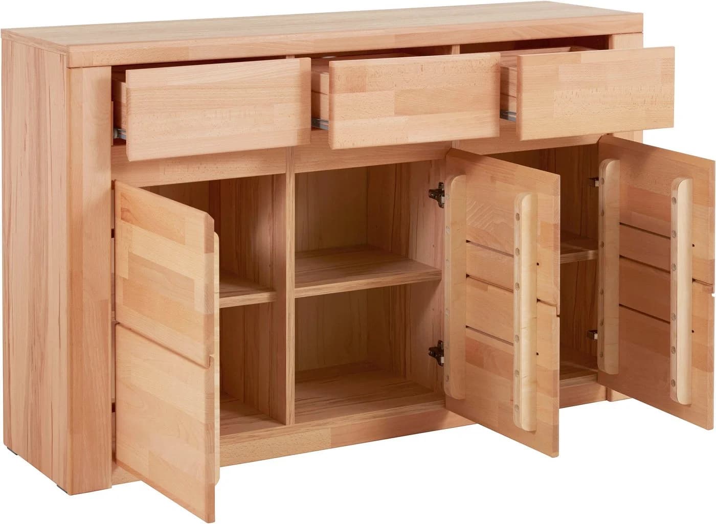 OTTO HOME Sideboard Burano Kernbuche Massivholz Fronten - Bild 4