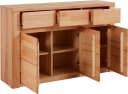 OTTO HOME Sideboard Burano Eiche teilmassiv mit 3 Türen und 3 Schubladen Bild 4