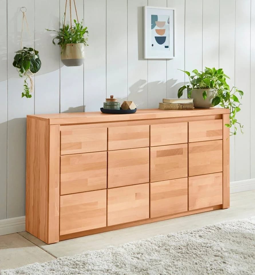 OTTO HOME Sideboard Burani Kernbuche FSC-Grifflos - Bild 2