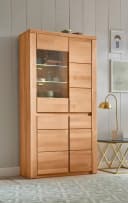 Vitrine OTTO HOME Burani Kernbuche Teilmassiv Grifflose Optik Bild 2