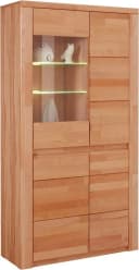 Vitrine OTTO HOME Burani Kernbuche Teilmassiv Grifflose Optik Bild 3