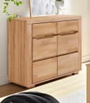 Kommode OTTO HOME Denis Beige Kernbuche Teilmassiv Bild 3