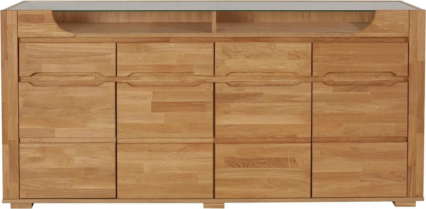OTTO HOME Sideboard Denis Eiche Massivholz Front