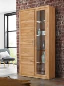 OTTO HOME Vitrine Eiche teilmassiv mit Glas- und Holztür Bild 2