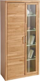 OTTO HOME Vitrine Eiche teilmassiv mit Glas- und Holztür Bild 3
