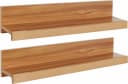 OTTO HOME Wandregal Logo Kernbuche Teilmassiv Beige Bild 2