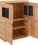 OTTO HOME Highboard Ribe Massivholz Fronten Glaseinsatz Bild 3