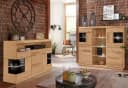 OTTO HOME Sideboard Ribe Eiche Massivholz Fronten Glas Bild 5