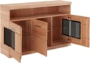 OTTO HOME Sideboard Ribe Massivholz Fronten 2 Türen Glas Bild 5
