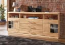 OTTO HOME Sideboard Ribe Eiche teilmassiv mit Glasfronten Bild 2
