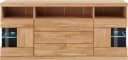 OTTO HOME Sideboard Ribe Eiche teilmassiv mit Glasfronten Bild 3