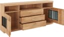 OTTO HOME Sideboard Ribe Eiche teilmassiv mit Glasfronten Bild 5