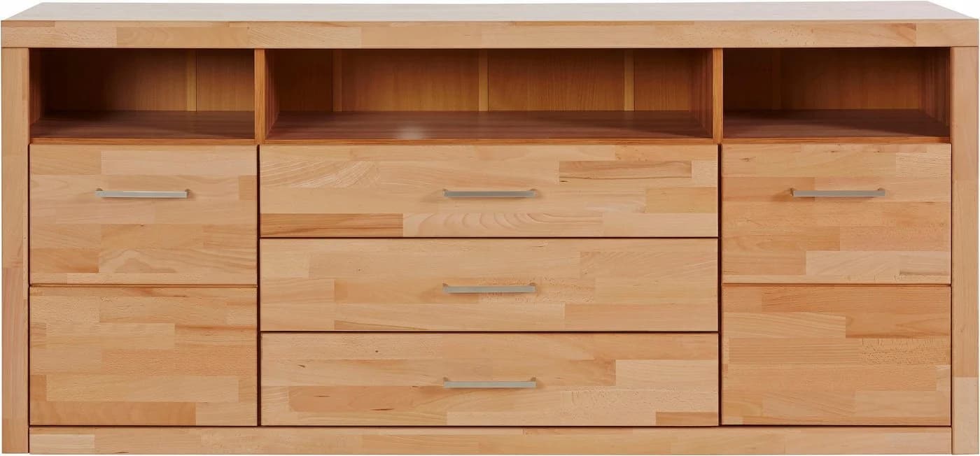 OTTO HOME Sideboard Ribe 180cm Massivholz Fronten