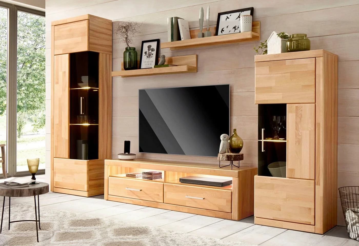 OTTO home Vitrine Ribe Braun Glas Metall Modern