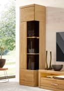 OTTO home Vitrine Ribe Modern Braun Glas Metallgriffe Bild 2