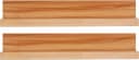 OTTO HOME Wandregal Ribe 2er Set Kernbuche Teilmassiv Bild 1