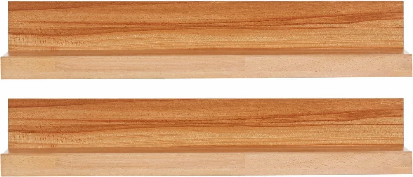 OTTO HOME Wandregal Ribe 2er Set Kernbuche Teilmassiv
