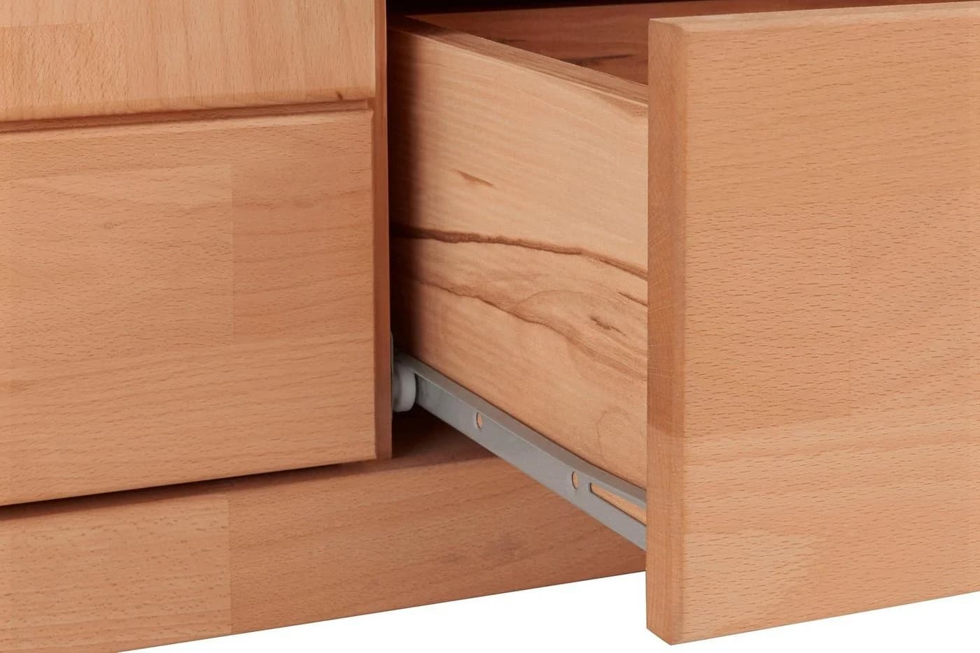 OTTO HOME Ribe Wohnwand Set 5-teilig Beige Massivholz - Bild 5