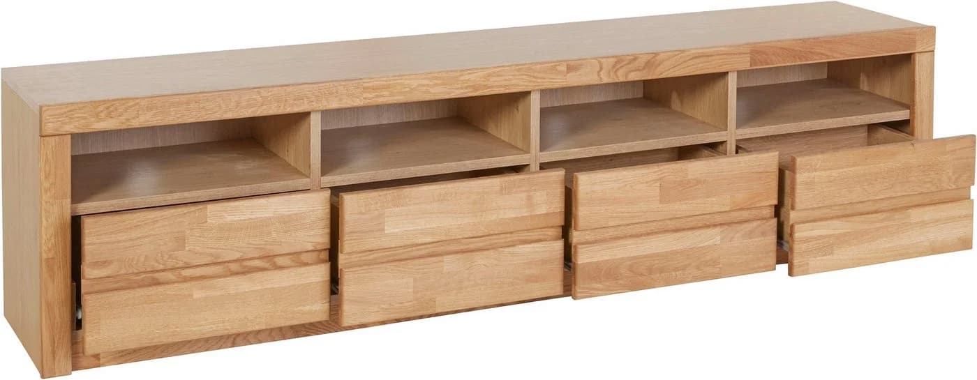 OTTO HOME Lowboard Silkeborg Eiche teilmassiv grifflos - Bild 4