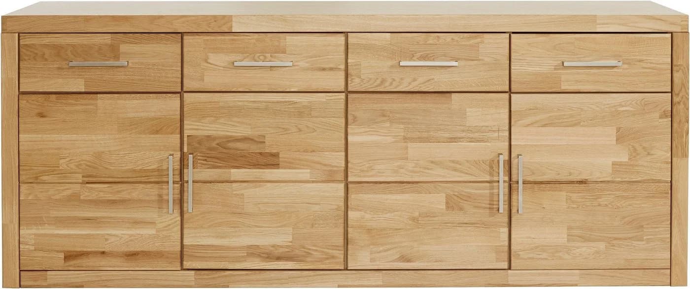 OTTO HOME Sideboard Trondheim Eiche Massivholz Fronten - Bild 3