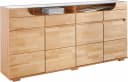 OTTO HOME Sideboard Vetro 200cm Kernbuche Glas 4 Türen 4 Schubladen Bild 1
