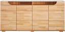 OTTO HOME Sideboard Vetro 200cm Kernbuche Glas 4 Türen 4 Schubladen Bild 4