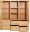 OTTO HOME Highboard Zara Kernbuche teilmassiv mit Glaseinsatz Bild 5