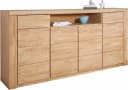 OTTO HOME Sideboard Zara Eiche Massivholz 4 Türen Bild 3