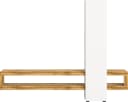 Home Affaire Wohnwand Zolder Weiß Eiche Melamin Push-to-Open TV-Wand Bild 3