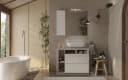 WELLTIME Badmöbel-Set Hamburg mit LED Spiegelschrank Bild 1