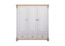 OTTO HOME Wäscheschrank Tessin Weiß Honig Massivholz Kiefer Bild 4